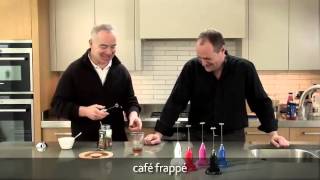 How to make a frappé coffee using an aerolatte milk frother [upl. by Ezarras359]