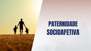 Paternidade socioafetiva [upl. by Nnahoj]