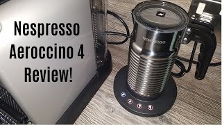 Nespresso Aeroccino 4 Milk Frother Review  Worth upgrading from the Aeroccino 3 [upl. by Ahl]