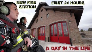 First 24 Hours in a New Fire Station  A Day in the Life [upl. by Ellatsyrc]