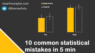 Ten Statistical Mistakes in 5 Min [upl. by Patrich]