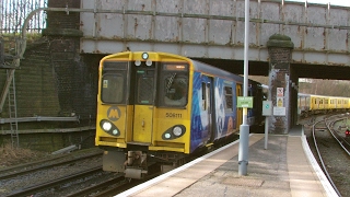 Half an Hour at 216  Birkenhead North Station 1022017  Class 507 508 terminus [upl. by Htebazil]